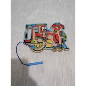 Hape Wooden Magnetic Train Choo‎ Choo Hand Eye Coordination Learning Educational